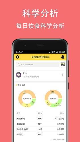 卡路里减肥助手  &nbsp;app下载