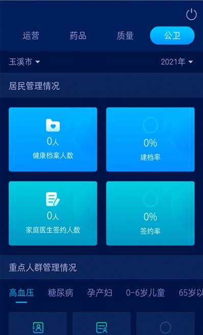 安卓玉溪卫健综管app