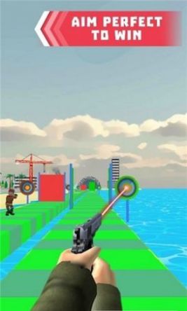 跑步射击挑战赛游戏