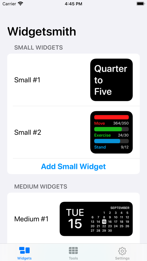 widgetsmith ios14定制化小部件工具