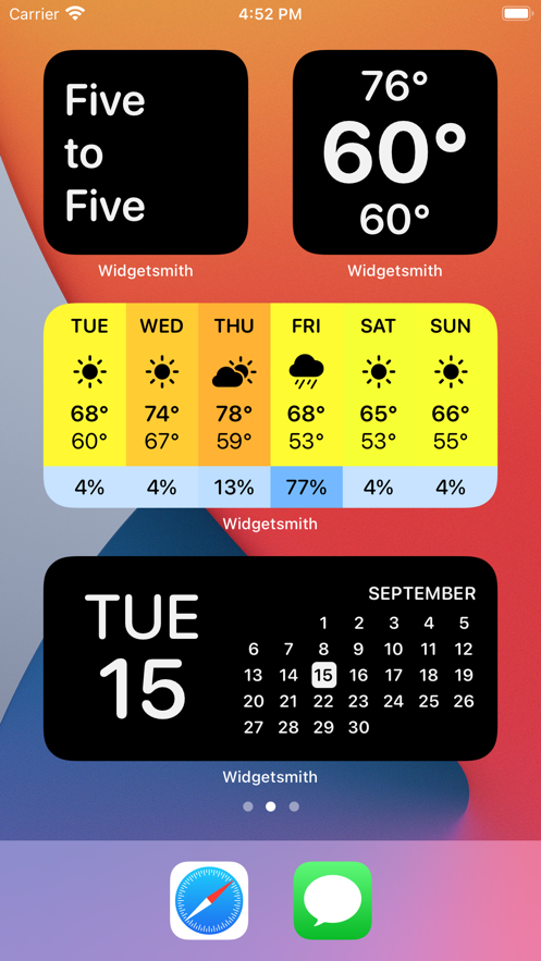 widgetsmith ios14定制化小部件工具