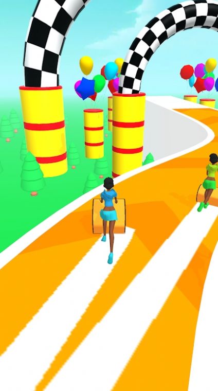 安卓卷毯跑酷游戏最新版（yoga run） 0.1.0软件下载