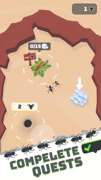安卓蚂蚁搬运大陆游戏官方中文版（ant land） v0.10app