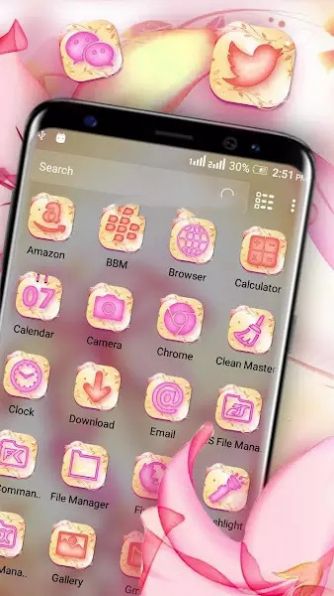 安卓lily pink theme launcher软件下载