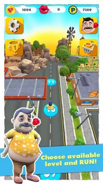 跑罗恩跑街头冒险游戏安卓版(ron love running game) v1.0