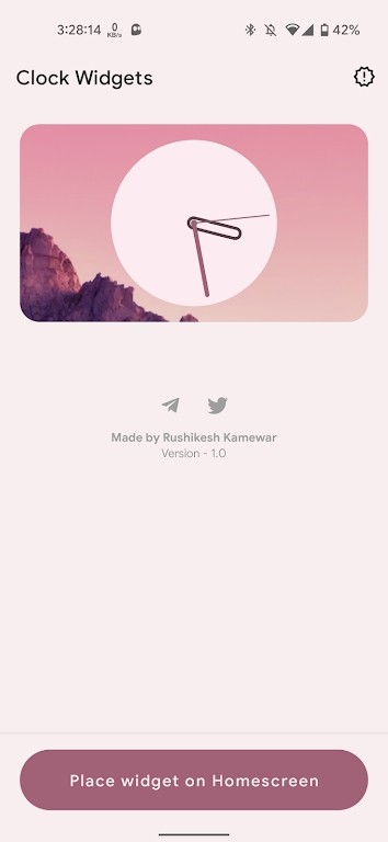 安卓时钟小工具app