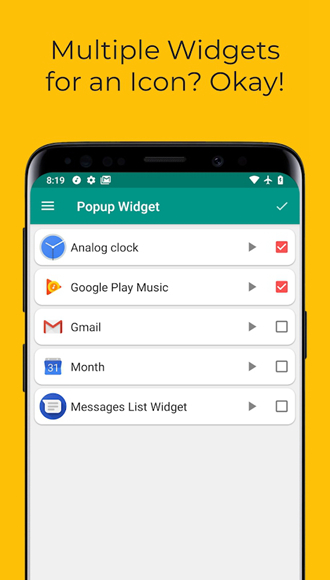 安卓popup widget付费版 中文版app