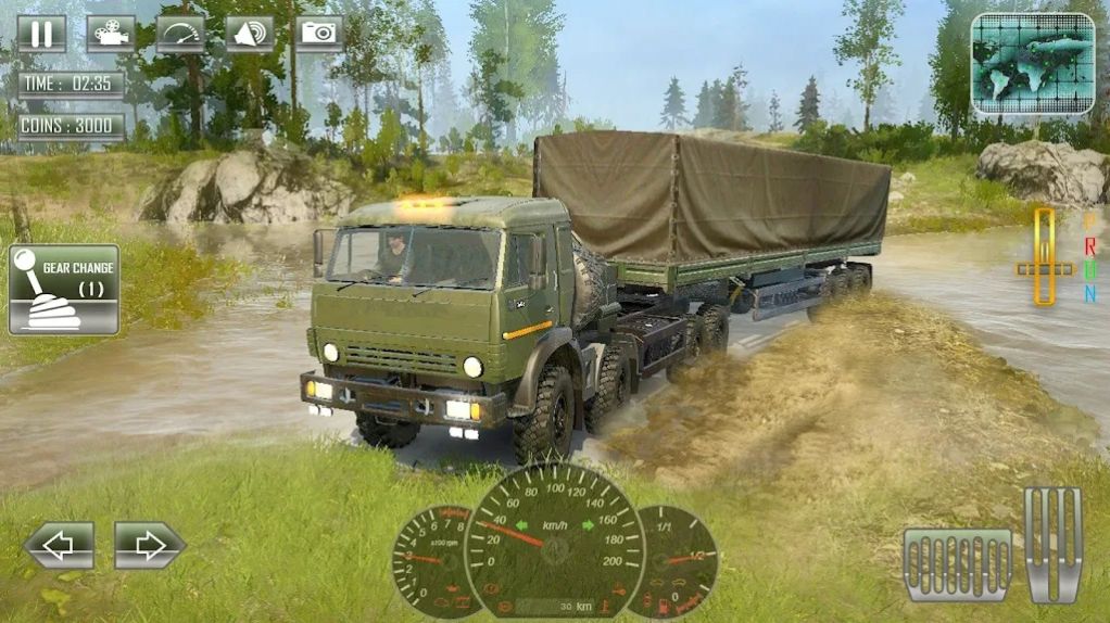 俄军卡车驾驶游戏安卓中文版（army russian truck driving） v0.1下载