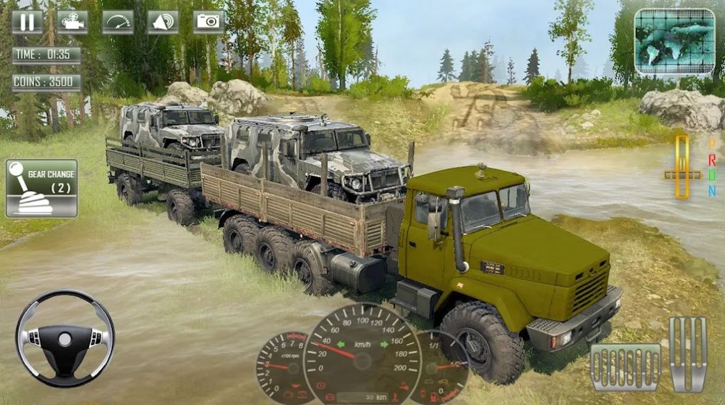 安卓俄军卡车驾驶游戏安卓中文版（army russian truck driving） v0.1软件下载