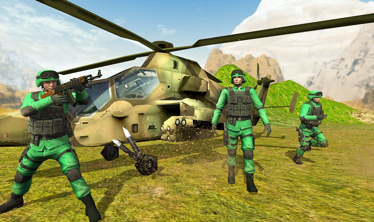 安卓武装直升机战争模拟器游戏中文版（helicopter shooting strike 3d） v1.10软件下载