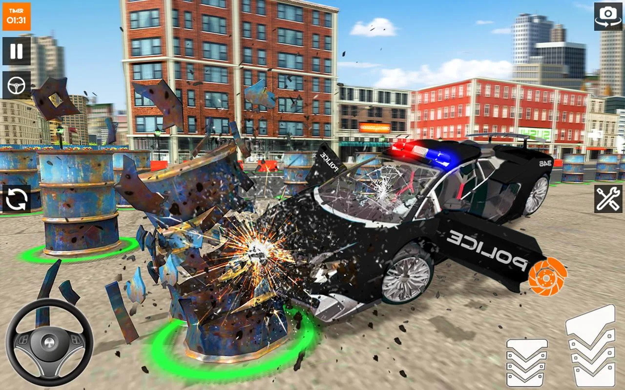 安卓警车车祸模拟器游免费安卓版 v1.0.5软件下载