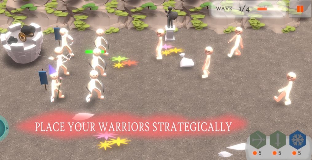 安卓火柴人防御之塔防战场3d游戏中文最新版（stickman defense 3d） v9.1app
