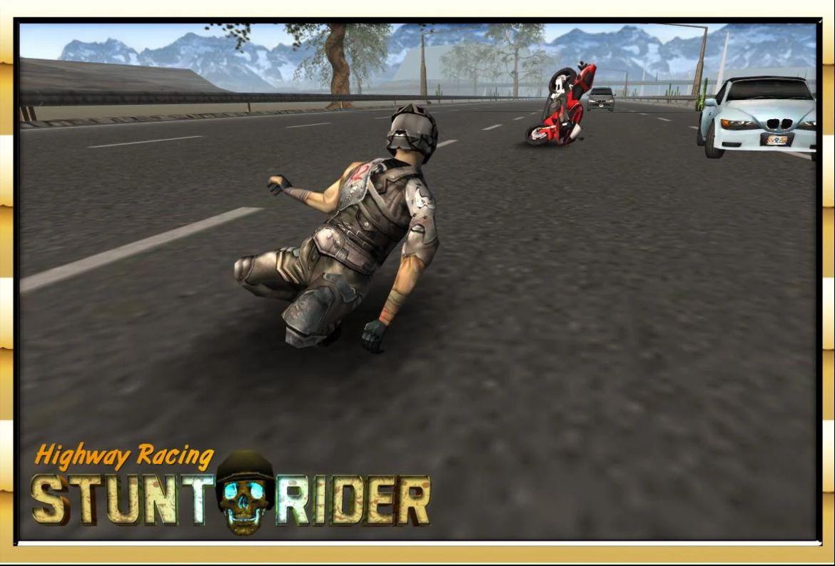 安卓公路摩托锦标赛游戏手机版（highway stunt bike riders） v2.1软件下载