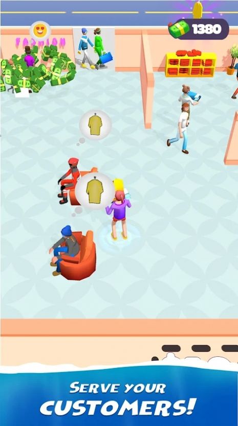 安卓梦想时尚3d传奇游戏最新版（fashion idle 3d） v1.8app
