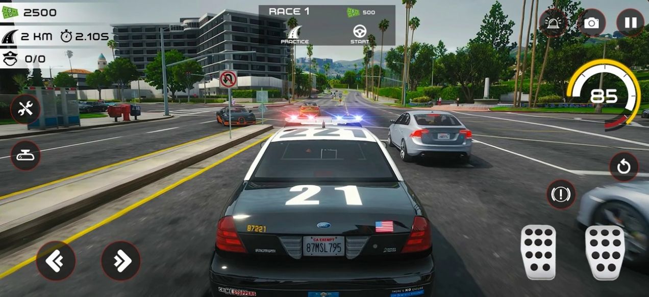 安卓公路警察追逐游戏安卓汉化版 v1.1app