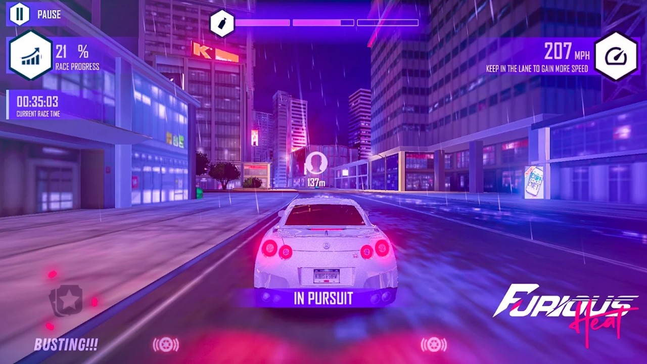 安卓疯狂热火竞速游戏安卓版(furious heat racing) v1.4app