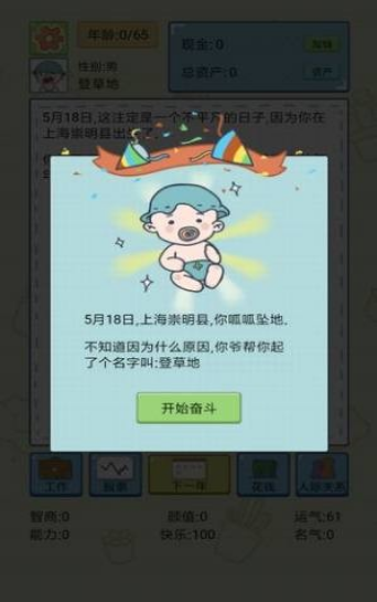 自己的一生