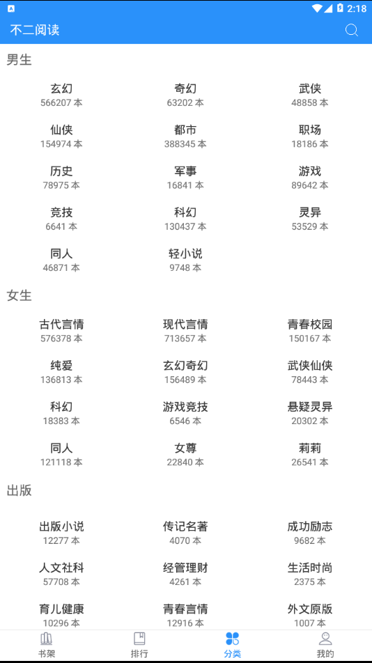 安卓不二阅读appapp